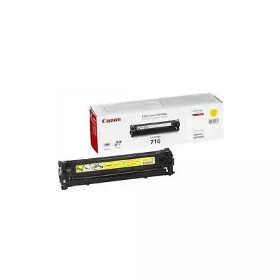 Canon 716 Yellow Toner Cartridge (Yield 1500 Pages) 1977B002AA • £90.09