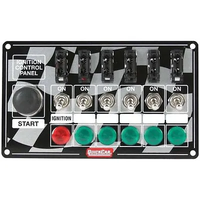 Quickcar Racing Products 50-164 Dash Mount Switch Panel 6-7/8 In X 4-1/8 In • $145.80