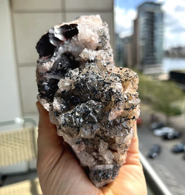 £125 • Buy **Large QUARTZ, SPECULARITE & HEMATITE - Egremont, Cumbria, England 16cm 900g