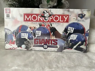 New York Giants Monopoly Board Game NFL Collector's Edition New Sealed • $20
