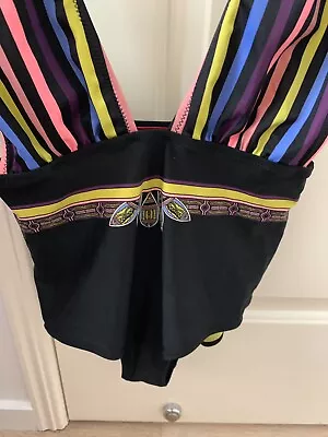 TIGERLILY WOMENS SWIMMSUIT ONE PIECE STRIPED Colourful SZ 10 • $78.88