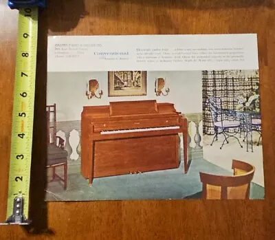$31.99 • Buy Piano Acrosonic Baldwin Conventional Rare Old Vintage Advertisment Card Grand