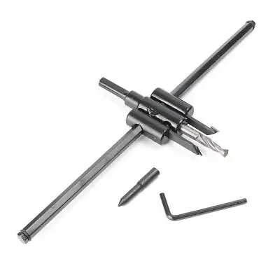 30-300mm Adjustable Metal Wood Circle Cutter Kit Hole Saw Drill Bit Handy Tool • £12.30