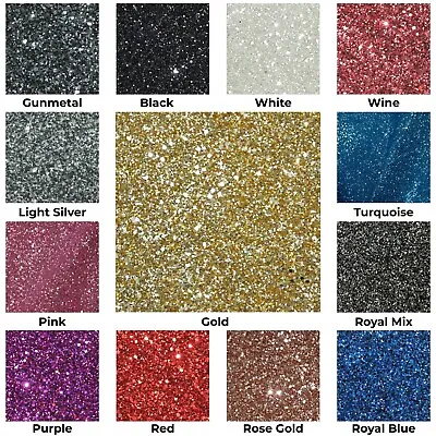 GLITTER FABRIC JAZZ LARGE FLAKES Sparkle Wall Coverings Craft Premium Quality • £249.99