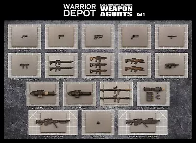 Acid Rain World Standard Weapon Agurts Set 1 - 1/18 3.75  GI Joe • $3.99