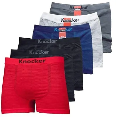 3 6 12 Microfiber Boxer Briefs Underwear Seamless Compression One Size #MS008 • $14.95