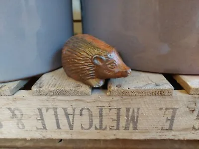 Cast Iron Hedgehog Statue Door Stop Garden Gift  • £6