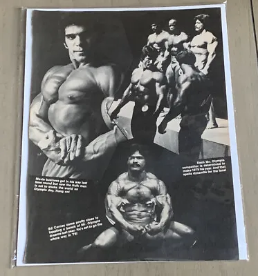 Lou Ferrigno/Ed Corney/Frank Zane Mr. Olympia Photo From Bodybuilding Magazine • $11.99
