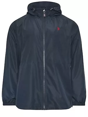 U.S POLO ASSN Ralph Lauren Mens Navy Blue Jacket Zip / Size 2XL / Brand New 🚚 • £0.99