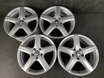 (4) VW Volkswagen Jetta GLI Original Silver Wheels Rims +Caps 17  TPMS Hol.69912 • $549