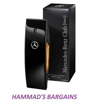 Mercedes-benz Club Black Edt 3.4 Oz / 100 Ml For Men (nib) Sealed • $60
