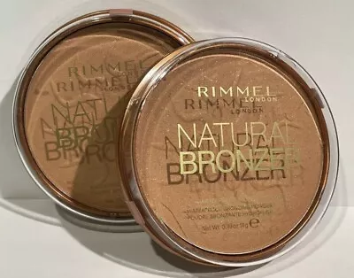 2-pack New Rimmel Natural Bronzer Shade Sunshine 020 0.49 Oz Waterproof • $9.99