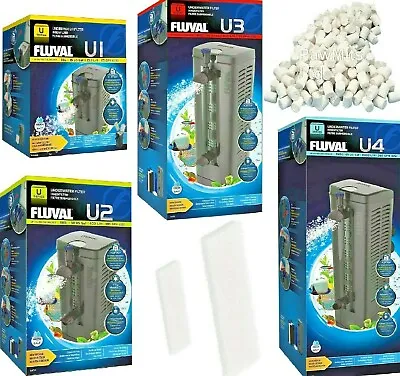 FLUVAL U FILTERS - (filter / Foam) - Fish Fresh & Salt Water Aquariums Bpl Foam • £8.99