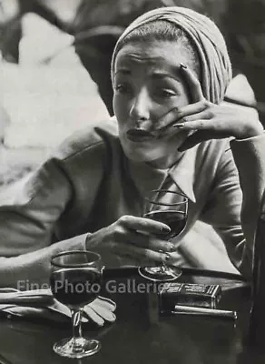 $179.31 • Buy 1940s Vintage RICHARD AVEDON Paris Female Fashion Large Duotone Photo Art 16x20