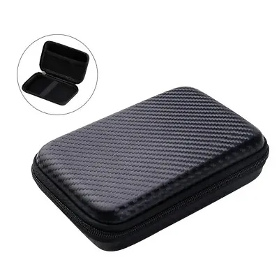 Small Hard Portable Storage Bag Case For Earbuds Ipod Microphone Etc. NEW • $4.95