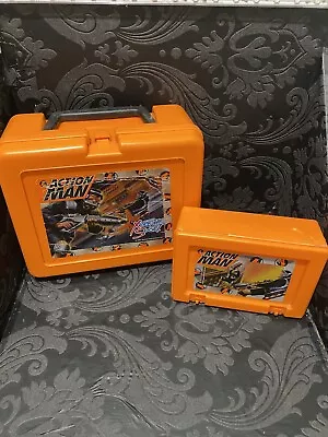 Vintage Hasbro 1997 Action Man Plastic Lunch Box Set  • $79.99