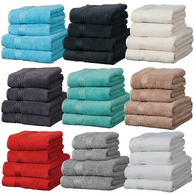 Premium Soft 100% Egyptian Combed Cotton Face Hand Bath Towels Sheets 500 GSM • £4.99