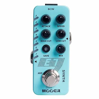 Mooer E7 Synth Polyphonic Guitar Synthesizer Pedal  • $86.90