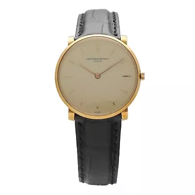$6786 • Buy Vacheron Constantin 6338 Ultra Thin 18k Yellow Gold 33mm Manual Wind Wrist Watch