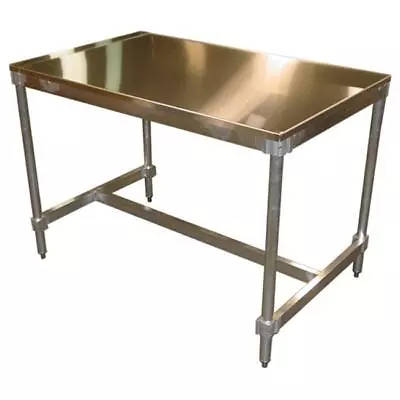 Prairie View AIFT303424-ST Stainless Top Aluminum I-Frame Table- 34 To 35.5 X... • $332.36