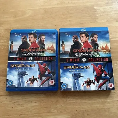 Spider-Man: Homecoming Far From Home W/slip - Blu Ray 2-Movie Collection Marvel • £4.99