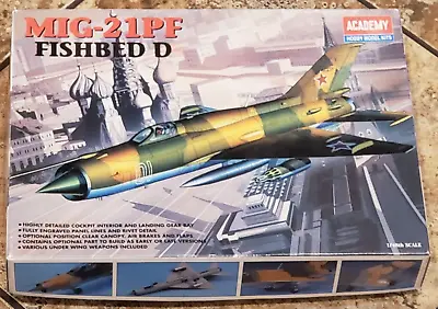 Academy 1:48 MiG-21PF FISHBED D #2166 Complete Open Box W/ Extra Decals • $24