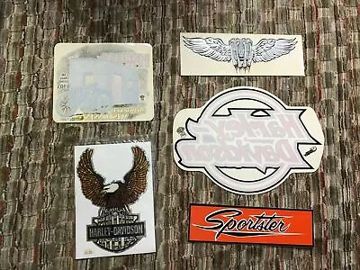 Vintage Large Harley Davidson Stickers Lot Of 5 Iconic Decals Engine Milwaukee • $6.99