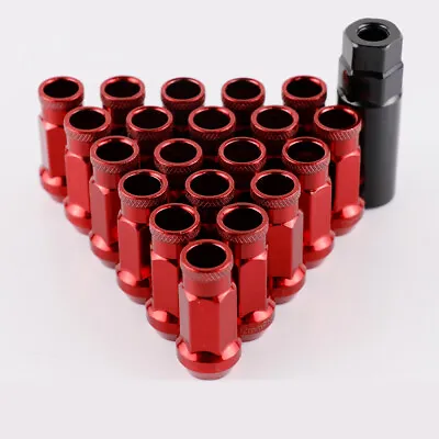 JDM 20PCS MUTEKI SR48 Red  M12*1.25 Racing Extended Wheels Tuner Lug Nuts • $50