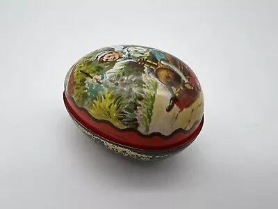 Vintage Litho Tin Egg For Easter Candy • $12