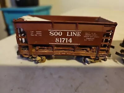 Vintage SOO Line Ore Hopper Car 81714 HO Scale Set Of 4 • $19.99