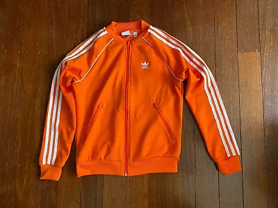 $69 • Buy Orange Adidas Originals SST Track Jacket Women