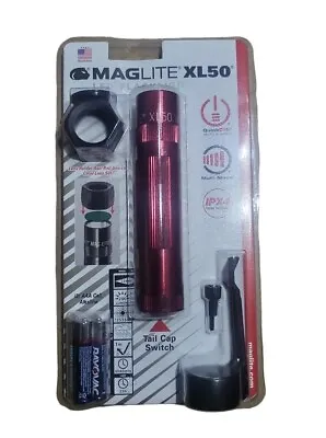 Maglite XL50-S3036 XL 50 Led Red-Blister • $58