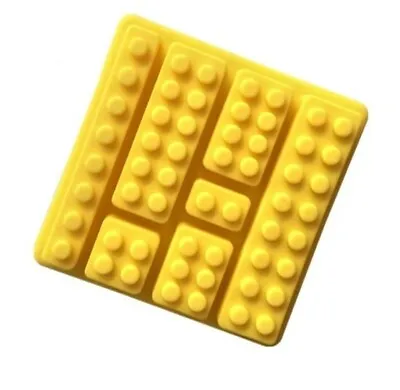 Building Block Bricks Silicone Mould Chocolate Wax Soap Jelly Ice Mould Melts • £3.15