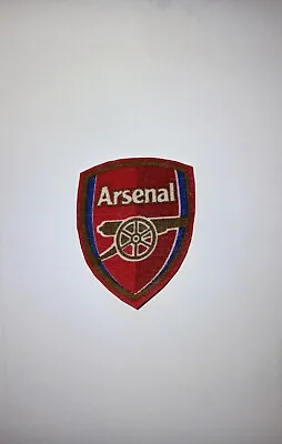 Arsenal Football Club Upcycled Cotton Iron On Crest Badge Patch • £3