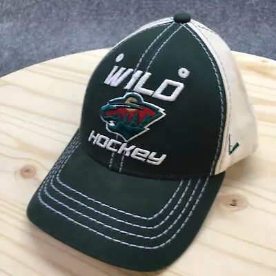 Minnesota Wild Wild Hockey NHL Baseball Cap Hat Mens Green OS Curved Brim Zephyr • $19.99