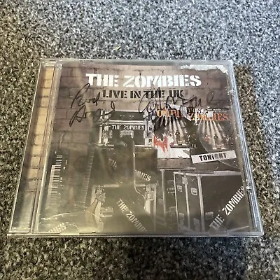 Signed Rod Argent Colin Blunstone The Zombies Live In The Uk Cd • £7.99
