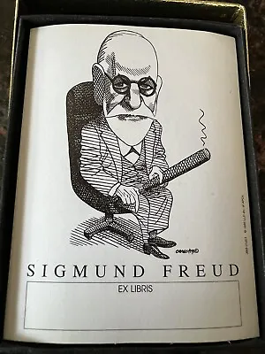 Vtg 90s Antioch Bookplates USA Sigmund Freud Box Set Of 27 • $19.99