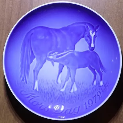 B&G Denmark 1972 Mother's Day Porcelain 6  Collector Plate #8000/9372 Horse Foal • $9.99