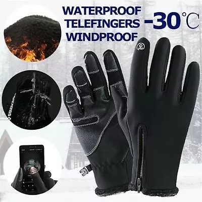 Winter Gloves Waterproof Thermal Touch Screen Gloves Thermal Windproof Warm Hot • $16.99