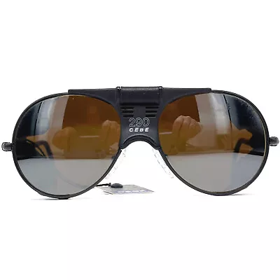 NOS Vintage CEBE 290  Walter Cecchinel  Glacier Sunglasses - France 90's - Black • $262.26