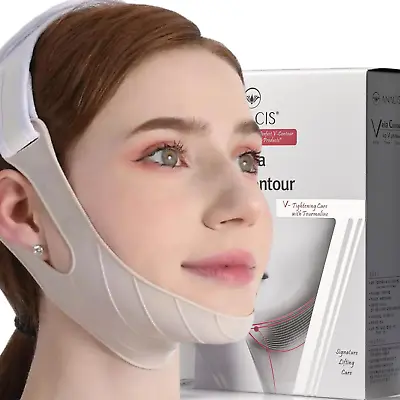 Face Slimming Double Chin Reducing Strap V Line Lifting Sagging Eliminates Belt • $19.99