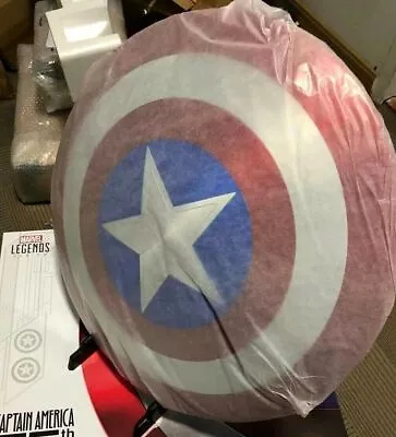 1:1 Captain America Vibranium Shield 60cm Avengers Superhero Legend Cosplay Prop • £81.88