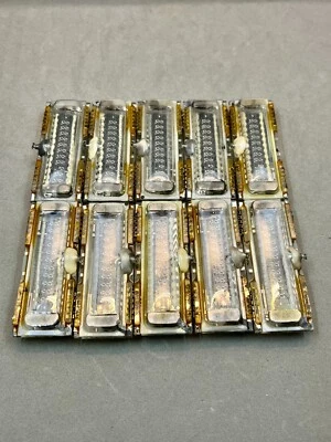$75.50 • Buy 50 Pcs ILC2-12/8L (MK-52 MK-61) NEW NOS VFD DISPLAY NIXIE TUBE FOR CLOCK