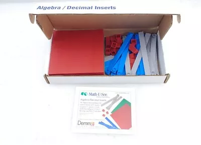 Math-U-See Algebra Decimal Inserts By Demme Learning • $19.99