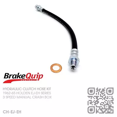 Brakequip Rubber Clutch Hose Kit [1962-65 Holden Ej-eh Ute/van/sedan/wagon] • $37