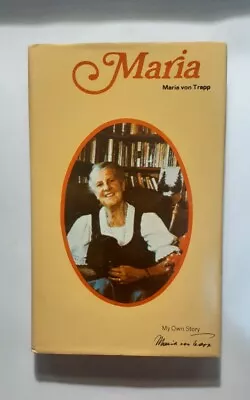 My Own Story By Maria Von Trapp H/C D/J-1972-SIGNED AUTOGRAPHED • $83.83