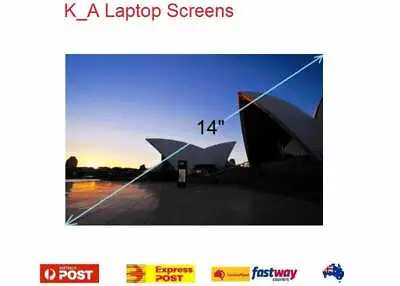 14  HD Laptop Screen For BOE NT140WHM-N51 HW: V8.0 Micro Edge Display • $92