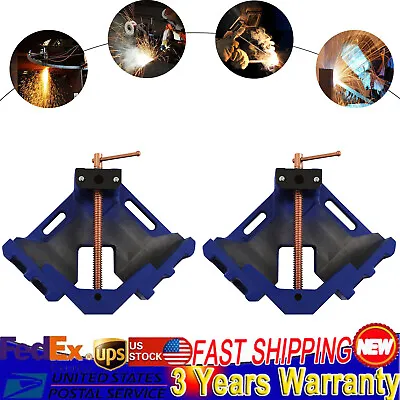 Woodworking Welding Clamping Tool 4  90 Degree Right Angle Corner Clamps 2Pcs • $63