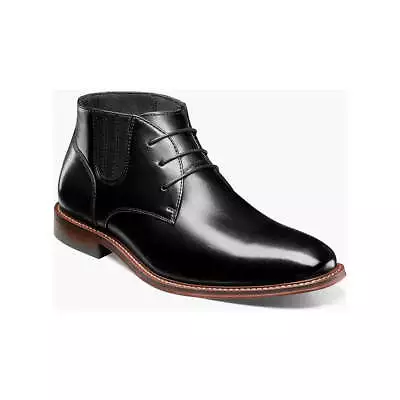 25551 Stacy Adams Leather Chukka Boot Maxwell Lace Up Plain Toe • $135