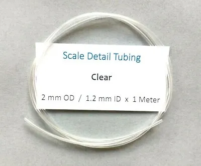 £4 • Buy 2 Mm Clear Tubing..Scale Model Detail..Tamiya..Protar..Revell..Pocher..Airfix